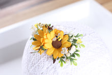 Load image into Gallery viewer, Floral headband/Clip - Summer Sun