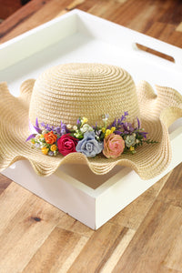 Floral hat - Eve