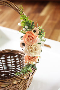 Floral basket - Perfectly Peach