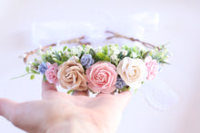Load image into Gallery viewer, Flower crown - Lady In Pink