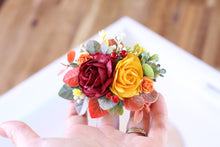 Load image into Gallery viewer, Floral hair clip - Autumn