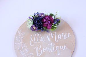 Floral hair clip - Victoria