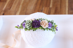 Flower crown - Ebony
