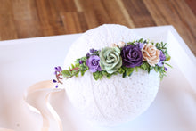 Load image into Gallery viewer, Flower crown - Ebony