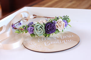 Flower crown - Ebony