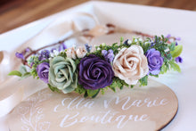 Load image into Gallery viewer, Flower crown - Ebony