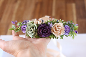 Flower crown - Ebony