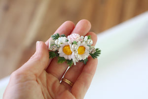Floral clips - Daisy
