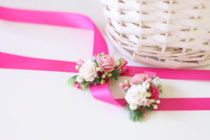 Floral clips - Barbie
