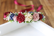 Load image into Gallery viewer, Flower crown - Sapphire