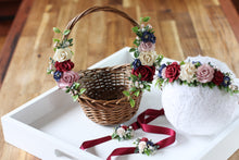 Load image into Gallery viewer, Floral Basket - Sapphire