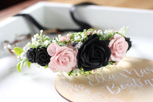Load image into Gallery viewer, Flower crown - Black beauty