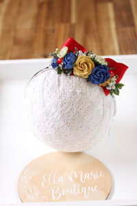 Floral Headband - Snow White