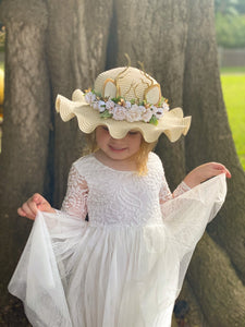 Floral Sash/Crown  - Snowflake