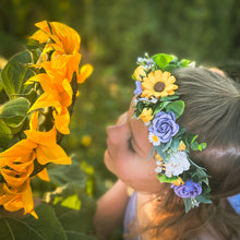 Load image into Gallery viewer, Flower crown - Sunflower dreams