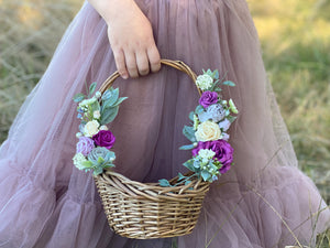 Floral basket - Magenta