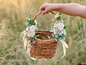 Flower girl Basket - Very Vintage